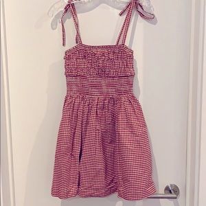 Red Checkered Dress